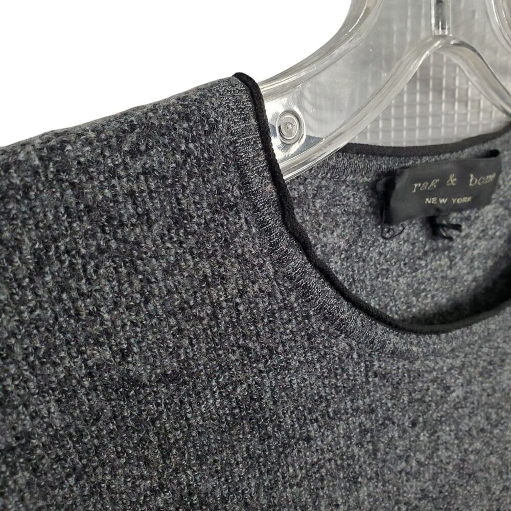 Rag & Bone Womens Size M Sweater Ribbed Knit Merino Wool Crewneck Minimalist - Picture 6 of 12